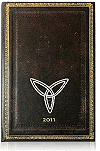 Agenda 2011 personnalis&eacute; (fa&ccedil;on cuir marocain, mini-agenda 9.5 x 14 cm)