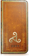 Agenda 2011 personnalis&eacute; (fa&ccedil;on cuir repouss&eacute;, 9 x 18 cm)
