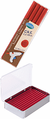 b&acirc;tons de cire rouge pour r&eacute;alisation de cachets (compatible avec le pistolet r&eacute;f&eacute;rence AL72606)