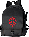Sac &agrave; dos polyester 600 D personnalis&eacute; : croix occitane