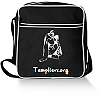 sac R&eacute;tro Bag Base personnalis&eacute; (exemple avec un chevalier templier en pri&egrave;re et le texte ''templiers.org'')
