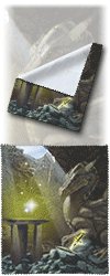 ''L'antre du dragon'', tissu microfibre
