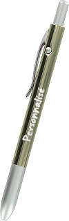 stylo multifonction (stylo &agrave; bille noir, porte-mine &oslash; 0.5 mm et pointeur pour &eacute;cran de PDA ; corps en aluminium) avec coffret en m&eacute;tal - &agrave; personnaliser