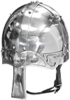 casque normand (type Spangenhelm) avec nez