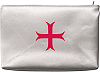 pochette / trousse personnalis&eacute;e (exemple avec la croix templi&egrave;re)