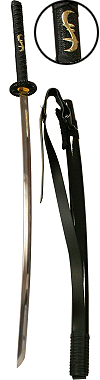 Katana de la s&eacute;rie ''Heroes'' (katana d'Hiro Nakamura), copie d'un sabre de Miyamoto Musashi (Takezo Kenzei)