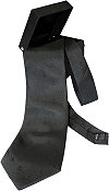 cravate ma&ccedil;onnique (noire avec de multiples motifs &eacute;querre et compas noirs)