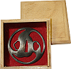 pi&egrave;ce d&eacute;tach&eacute;e pour katana : tsuba ''Sakabato''