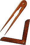 &eacute;querre et compas, outils symboliques de loge