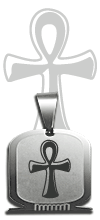 cartouche grav&eacute; en acier inoxydable (pendentif ou porte-cl&eacute;s), petit mod&egrave;le