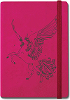 Carnet de notes personnalis&eacute; (gravure laser sur carnet Legami, couverture en gomme de couleur)