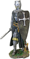 statuette de chevalier hospitalier