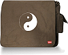 besace Legami personnalis&eacute;e (exemple avec le symbole Yin et Yang)