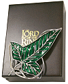 broche feuille de la L&oacute;rien ''Le Seigneur des anneaux''