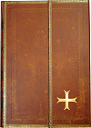 Cahier-livre 21.5 x 30 cm (8'' 1/4 x 11'' 3/4), 128 pages (fa&ccedil;on cuir repouss&eacute;)