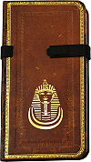 Carnet de notes personnalis&eacute; 8.9 x 17.8 cm (3'' 1/2 x 7''), 176 pages (fa&ccedil;on cuir repouss&eacute;)