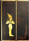 Cahier-livre 21.5 x 30 cm (8'' 1/4 x 11'' 3/4), 128 pages (fa&ccedil;on cuir noir marocain)