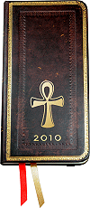 agenda 2010 personnalis&eacute; (fa&ccedil;on cuir noir marocain)