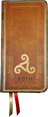 Agenda 2010 personnalis&eacute; (fa&ccedil;on cuir repouss&eacute;)