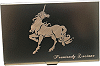 porte-cartes de visite personnalis&eacute; par gravure : f&eacute;e, licorne, dragon...
