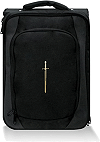 valise &agrave; roulettes Quadra personnalis&eacute;e (exemple avec une &eacute;p&eacute;e m&eacute;di&eacute;vale)
