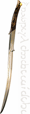 Sabre inspir&eacute; d'Hadhafang&trade;, l'&eacute;p&eacute;e d'Arwen&trade; (''Le Seigneur des Anneaux'')