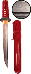 tanto ''Rouge de Damas'' Practical (lame damass&eacute;e)