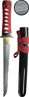 tanto ''Rouge de Damas'' Practical (lame damass&eacute;e) - v.2