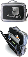 sac d'ordinateur Tomkat personnalis&eacute; (exemple avec un ordinateur Mac)