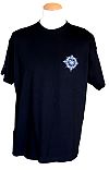 T-shirt de la collection Histophile : croix occitane Constellation
