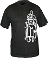 T-shirt de la collection Histophile : chevalier templier avec bouclier et &eacute;p&eacute;e
