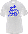 T-shirt personnnalis&eacute; : lion celtique (symbole du courage et du pouvoir royal)