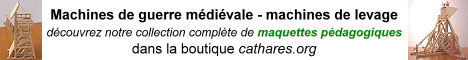 maquettes en bois � monter : machines de guerre m�di�vale, machines de levage