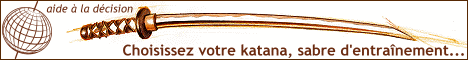 Choisissez facilement votre katana selon vos objectifs...