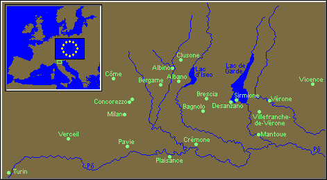 centres cathares en Italie du Nord au XIIIème siècle