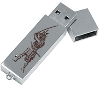 exemple de cl&eacute;s USB avec un samouraï