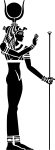 Isis avec sceptre (temple de Philae)