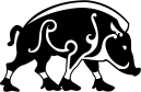 Le sanglier (''triath'' en irlandais), symbole des druides, en étroite relation avec la nature et la spiritualité