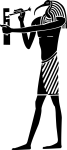 Thot (pesée des âmes de Nesmin, papyrus de la Basse Epoque, XXXe Dynastie)