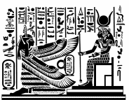 Maât et Isis