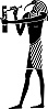 Thot (pesée des âmes de Nesmin, papyrus de la Basse Epoque, XXXe Dynastie)