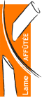 lame tranchante (affut&eacute;e)