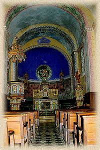 vue int&eacute;rieure de la chapelle