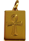 exemple de pendentif personnalis&eacute; par gravure : l'ankh