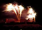 embrasement de la Cit&eacute; de Carcassonne, le 14 juillet