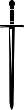 Épée médiévale (ombre de l'épée Renaud de Vichier)