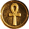 symbole : la clé de vie égyptienne (ankh)