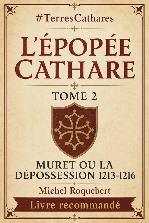 Vignette typographique : L'Épopée cathare, tome 2 : Muret ou la dépossession 1213-1216