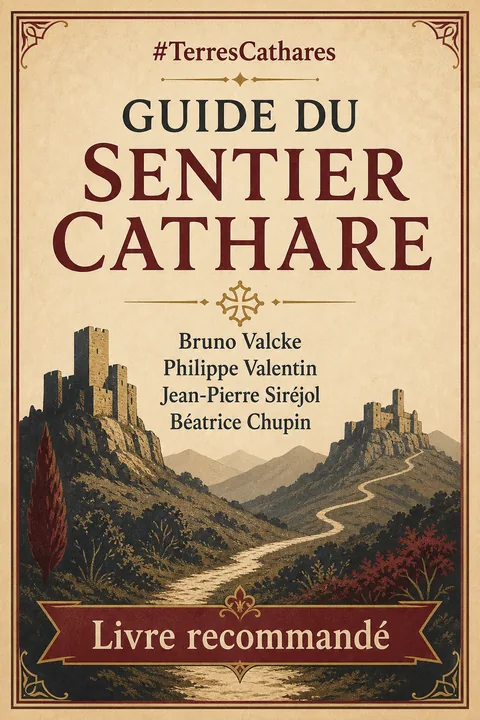 Vignette typographique : Guide du Sentier cathare