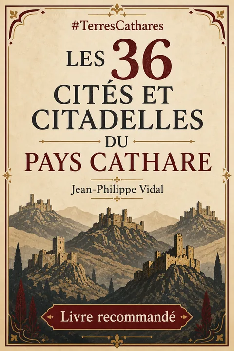Vignette typographique : Les 36 cités et citadelles du Pays Cathare